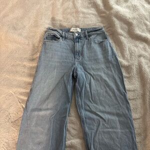Hollister Light Blue Straight Leg Jeans
